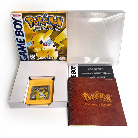 Pokemon Yellow Ic GBC Case & Cart