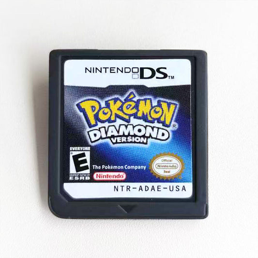 Pokemon Diamond Version Game Case & Cart