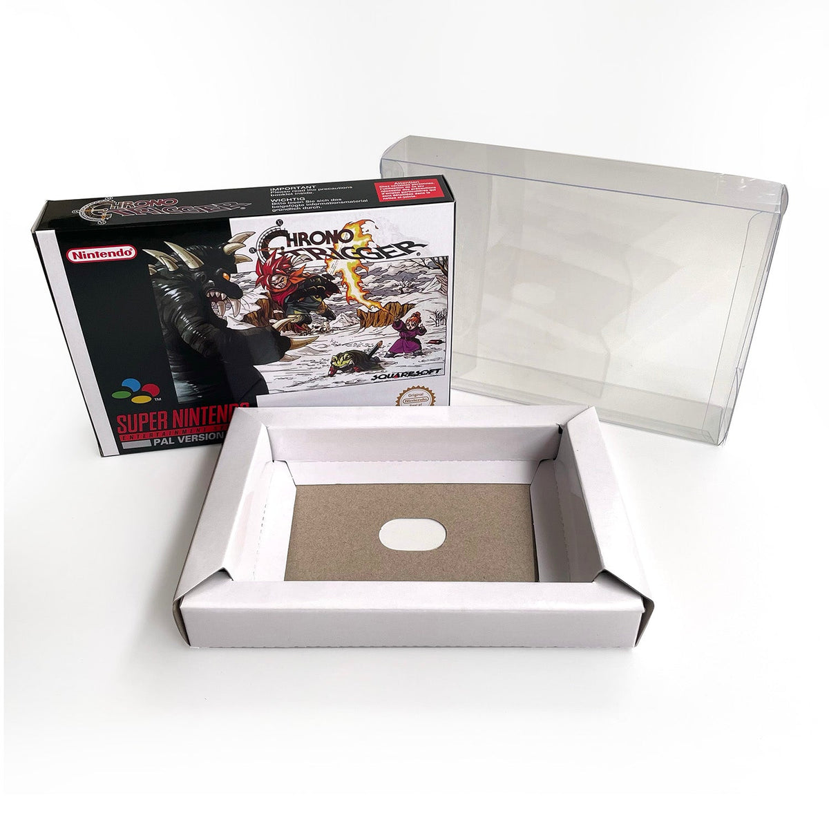 Chrono Trigger – PAL / Europe – Box & Tray & Case