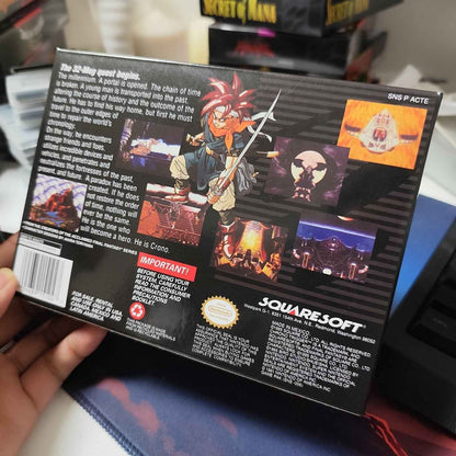 Chrono Trigger (USA) – SNES Game Cartridge (With Tray, Box & Manual)
