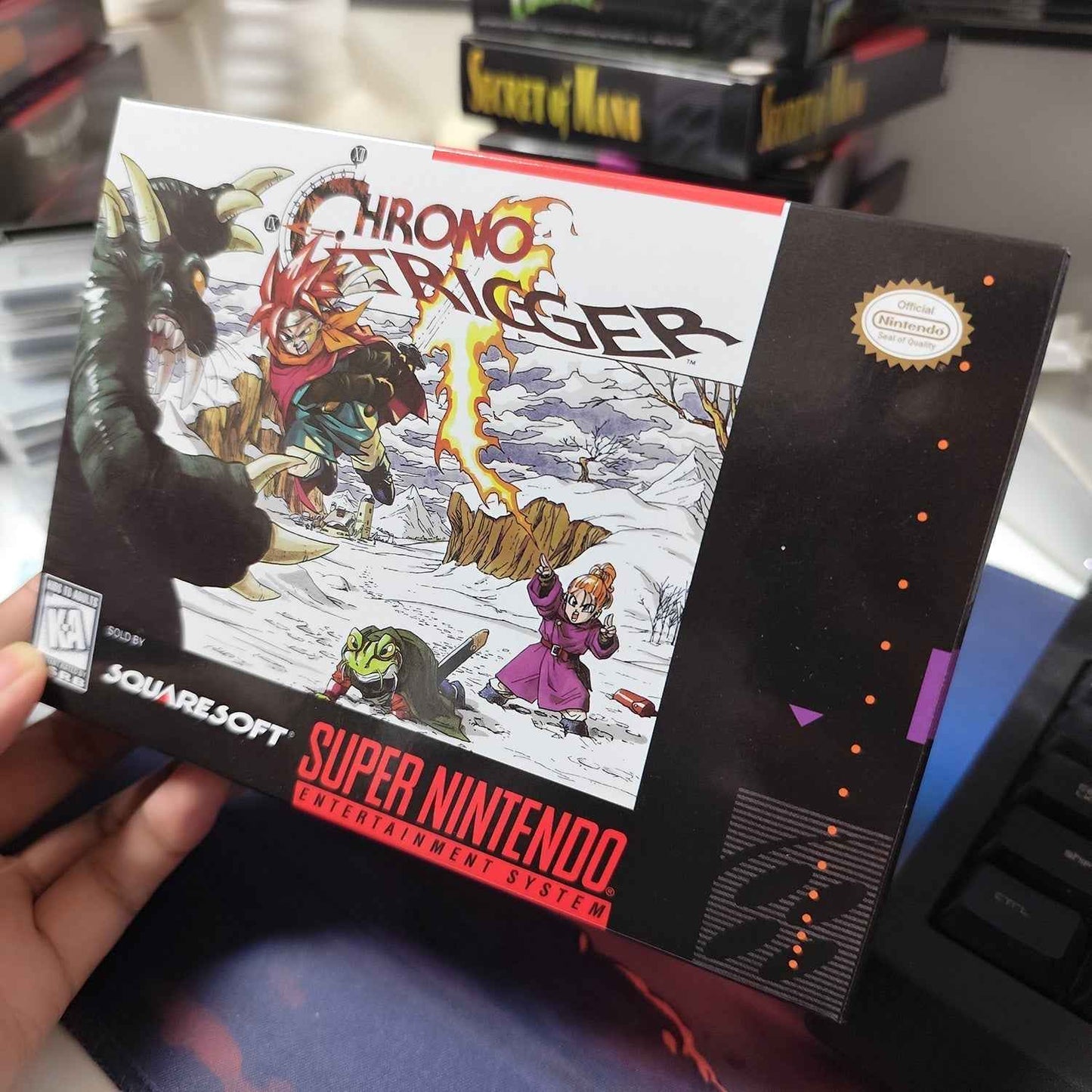 Chrono Trigger (USA) – SNES Game Cartridge (With Tray, Box & Manual)