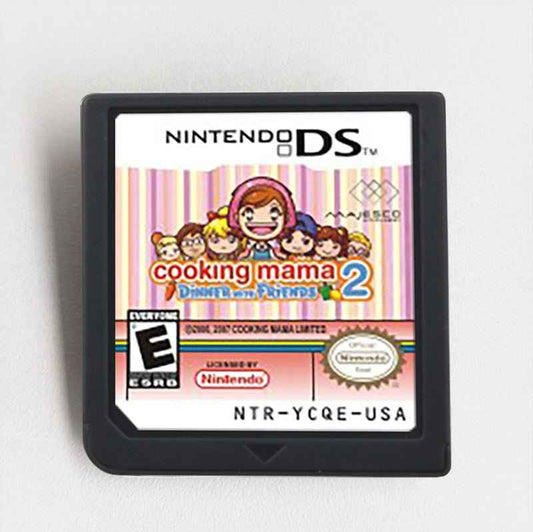 Cooking Mama 2 Ds Sim with Global Dishes & Friend Challenges Game Case & Cart