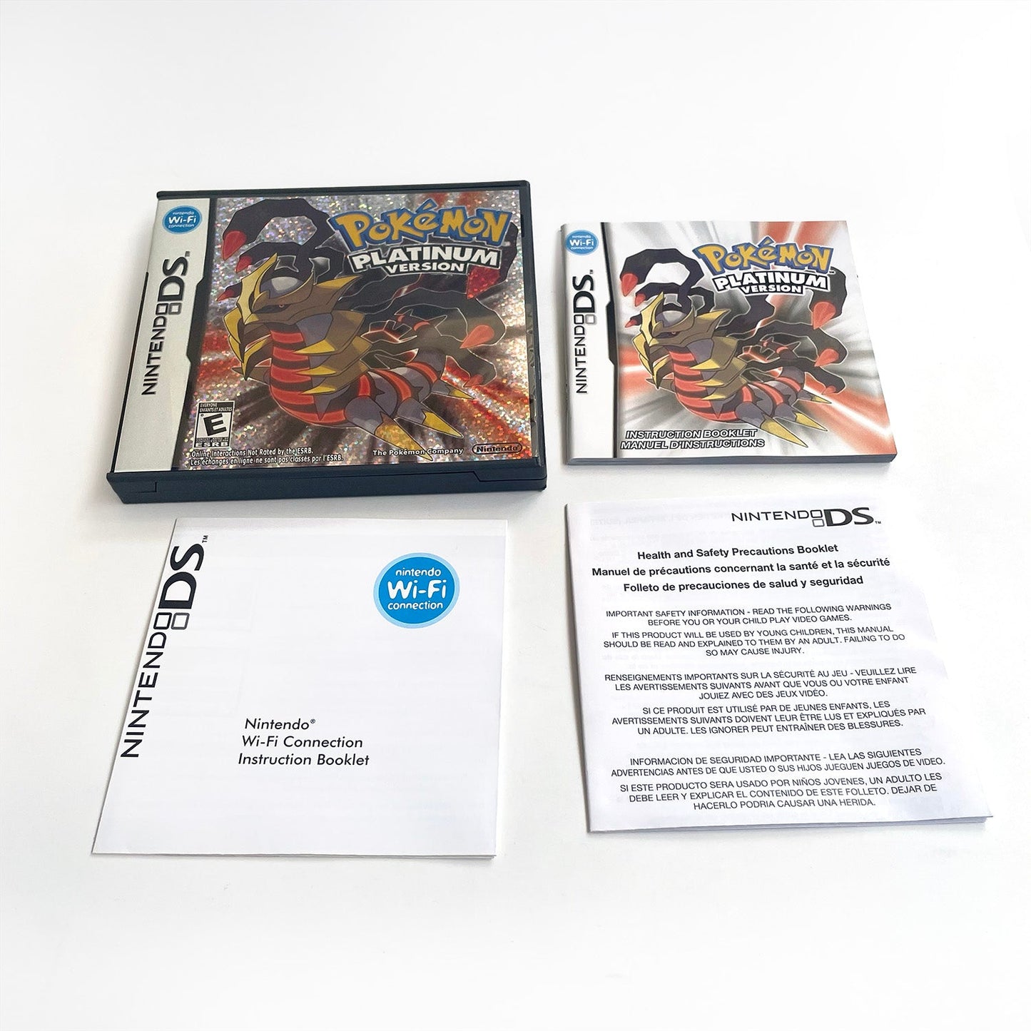 Pokemon English Platinum Version Game with Case & Cart (USA)