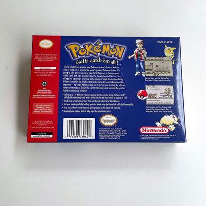 Pokemon Blue Version Game With N64 Case & Cart