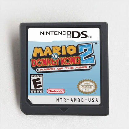 Mario Vs. Donkey Kong 2 March of the Minis Game Case & Cart
