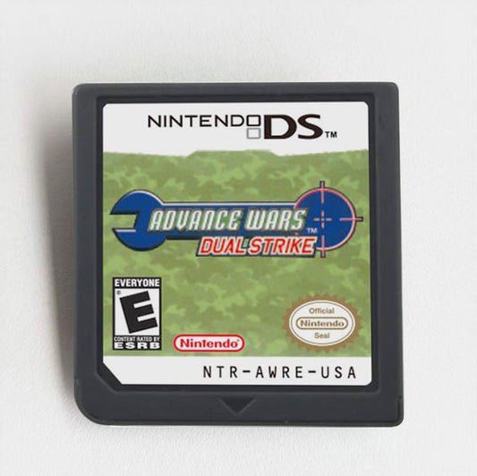 Advance Wars Dual Strike Games Game Case & Cart