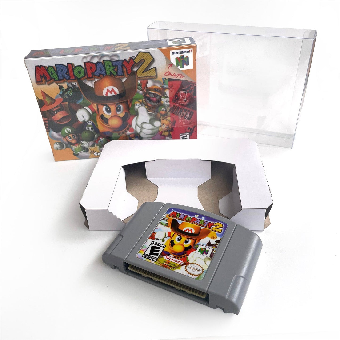 Mario Party 2 Game With N64 Case & Cart