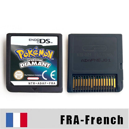 Esp Ita Fra Noe Pokemon Heartgold Soulsilver Platinum Diamond Pearl Nintendo Video Console Game Cardride Case & Cart (EUR)