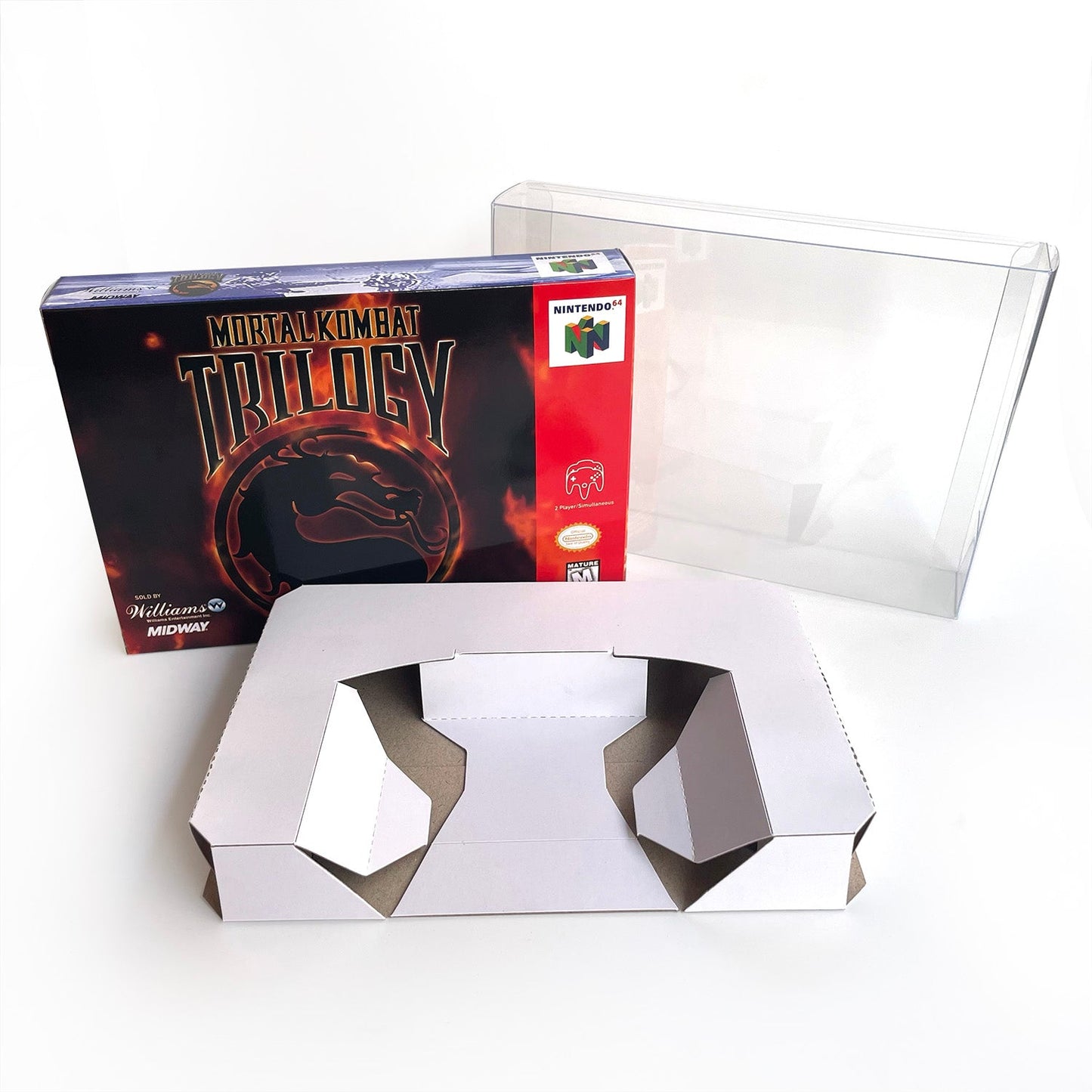 Mortal Kombat Game With N64 Case & Cart