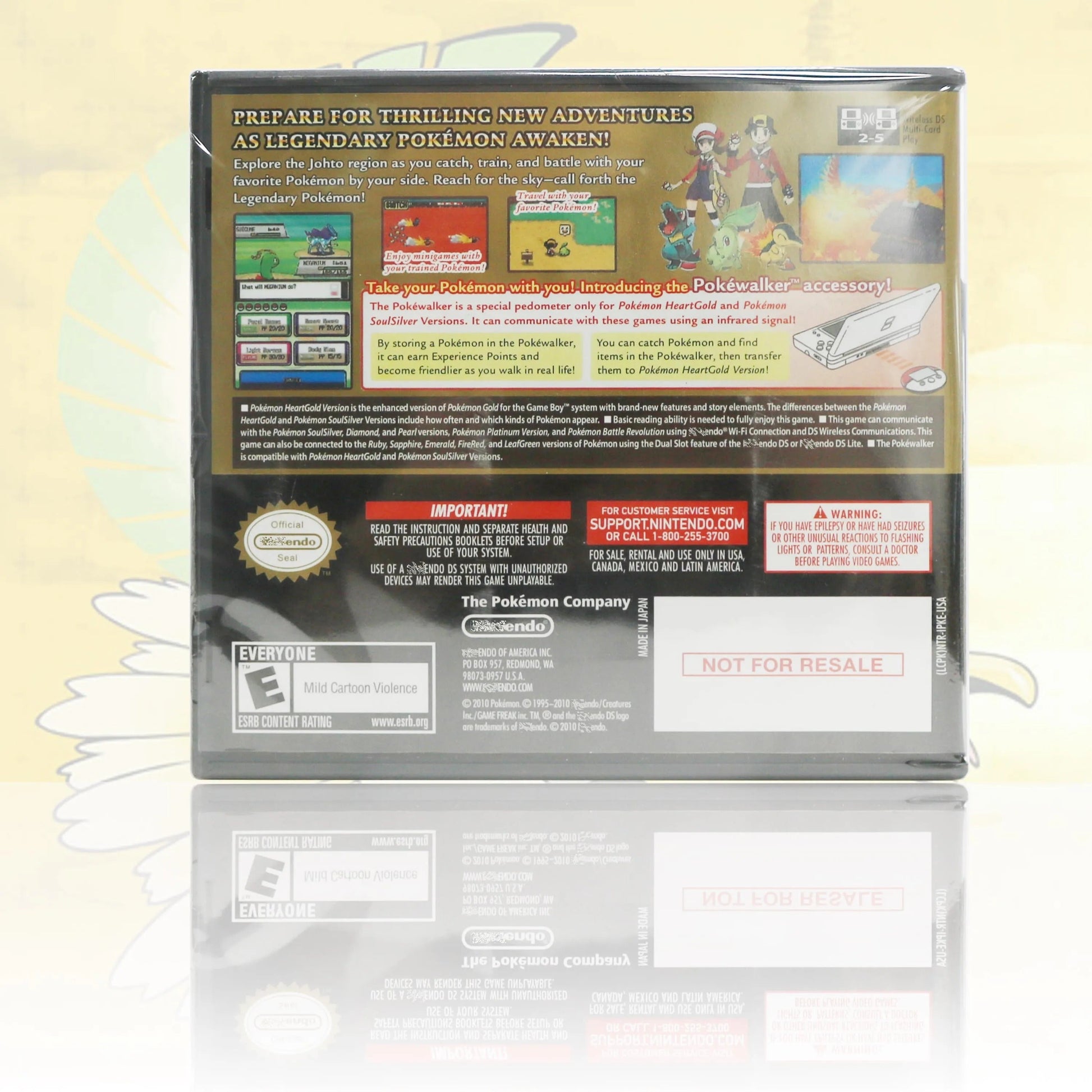 🔥 Pokémon HeartGold Version – Nintendo DS (USA | English) Romcarts