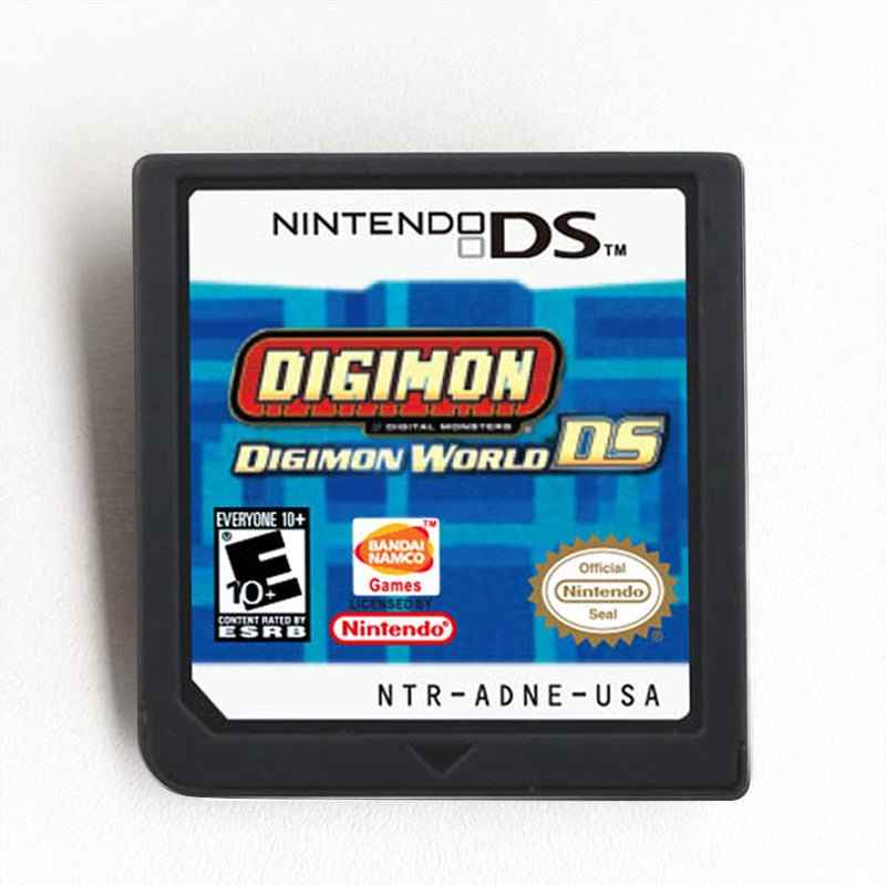 Digimon World Ds Game Case & Cart