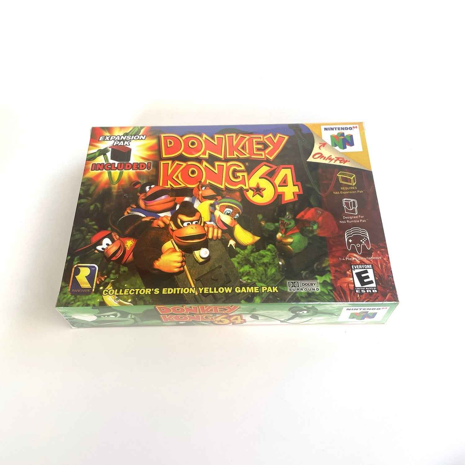 Donkey Kong 64 Game With N64 Case & Cart