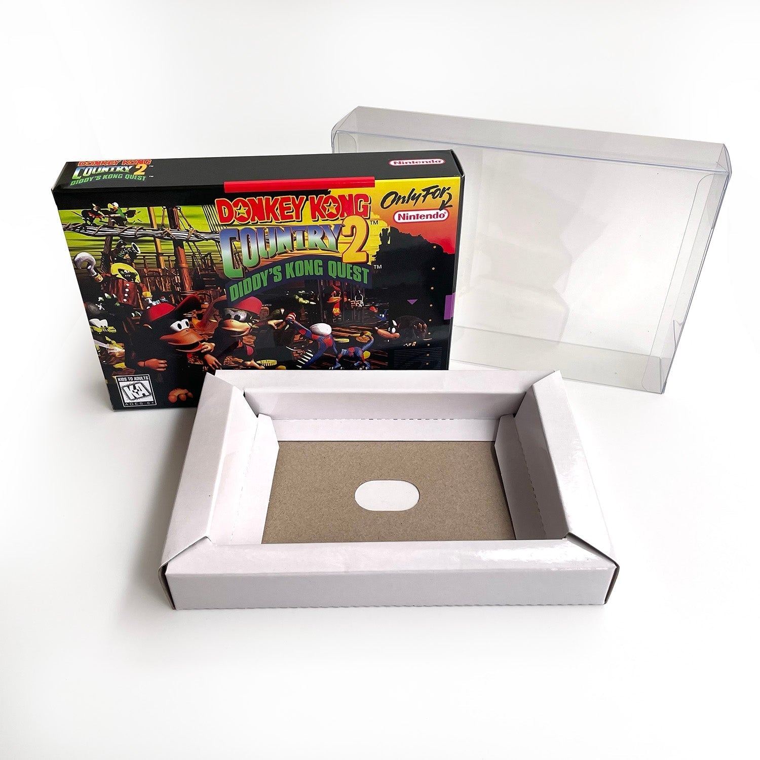 Donkey Kong Country 2: Diddy’s Kong Quest (USA) – SNES Game Cartridge (With Tray, Box & Manual) - Romcarts