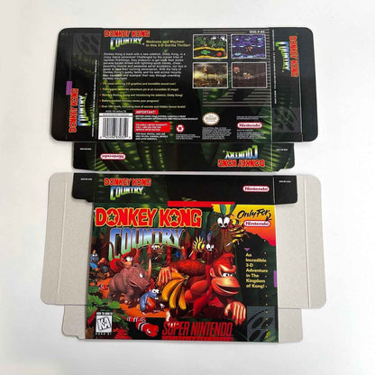 Donkey Kong Country (USA) – SNES Game Cartridge (With Tray, Box & Manual)