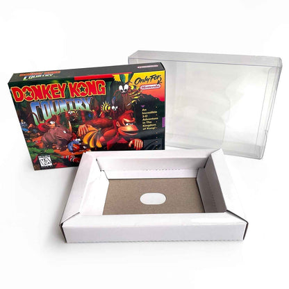Donkey Kong Country (USA) – SNES Game Cartridge (With Tray, Box & Manual)