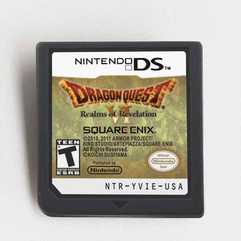 Dragon Quest VI Realms of Revelation Game Case & Cart