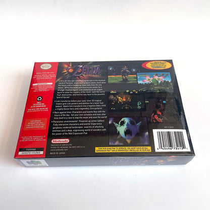 Zelda Major Mask Game With N64 Case & Cart