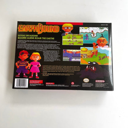 EarthBound – SNES Game Cartridge (With Tray, Box & Manual) - Romcarts