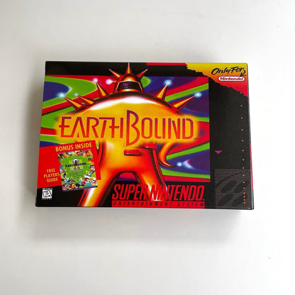 EarthBound – SNES Game Cartridge (With Tray, Box & Manual) - Romcarts