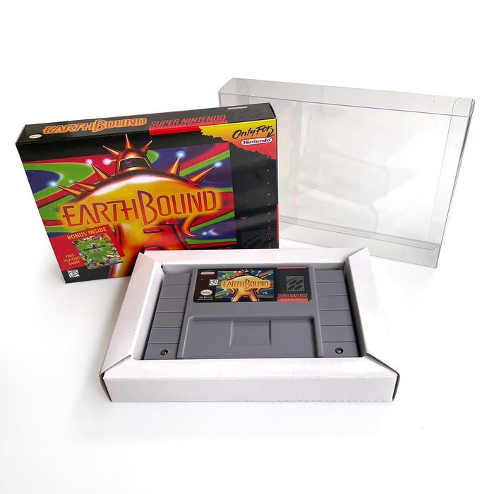EarthBound – SNES Game Cartridge (With Tray, Box & Manual) - Romcarts