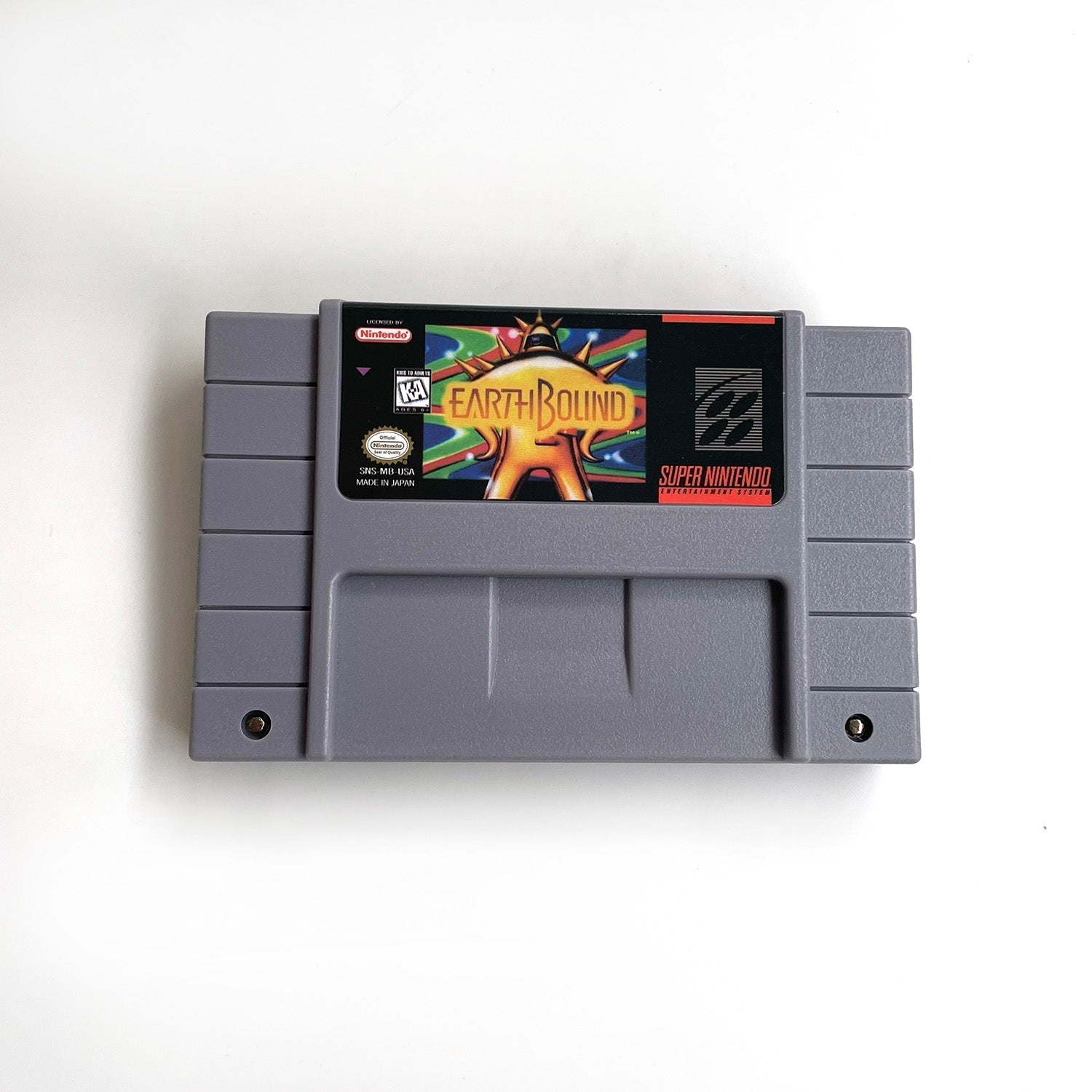 EarthBound – SNES Game Cartridge (With Tray, Box & Manual) - Romcarts