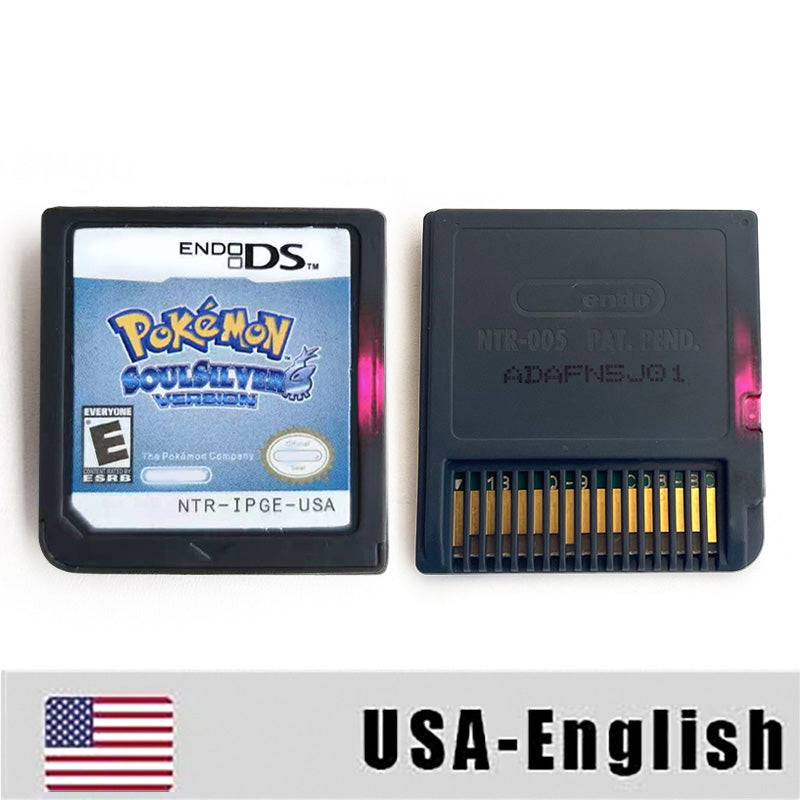 Esp Ita Fra Noe Pokemon Heartgold Soulsilver Platinum Diamond Pearl Nintendo Video Console Game Cardride Case & Cart (EUR)