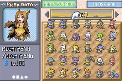 Pokemon Moemon FireRed — Game Boy Advance in-game screenshot 1