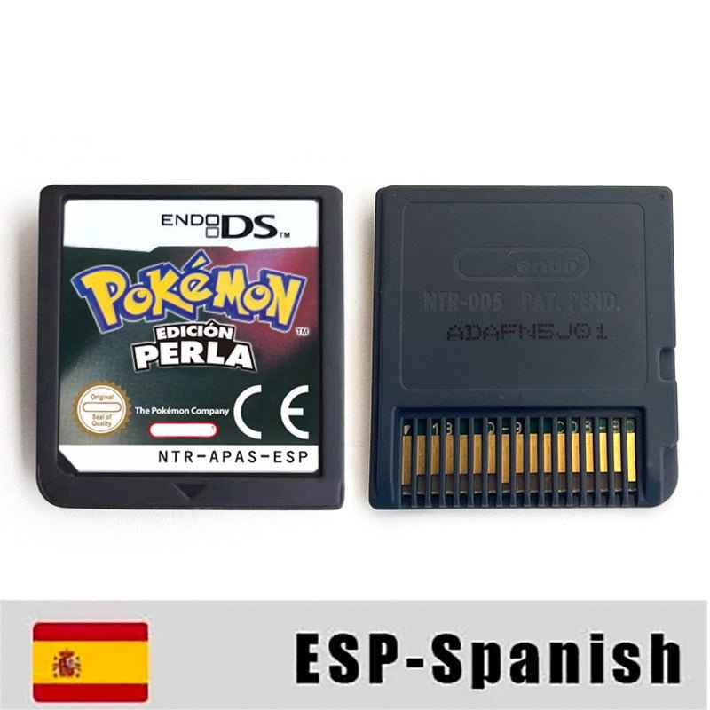 Esp Ita Fra Noe Pokemon Heartgold Soulsilver Platinum Diamond Pearl Nintendo Video Console Game Cardride Case & Cart (EUR)