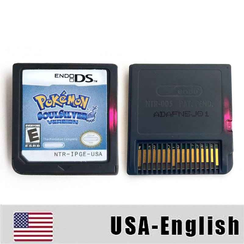 Esp Ita Fra Noe Pokemon Heartgold Soulsilver Platinum Diamond Pearl Nintendo Video Console Game Cardride Case & Cart (EUR)