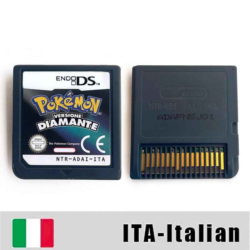 Esp Ita Fra Noe Pokemon Heartgold Soulsilver Platinum Diamond Pearl Nintendo Video Console Game Cardride Case & Cart (EUR)