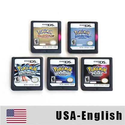 Esp Ita Fra Noe Pokemon Heartgold Soulsilver Platinum Diamond Pearl Nintendo Video Console Game Cardride Case & Cart (EUR)