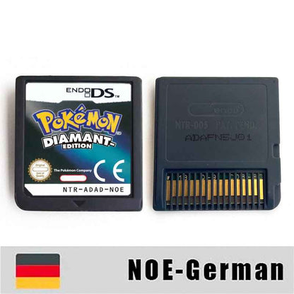 Esp Ita Fra Noe Pokemon Heartgold Soulsilver Platinum Diamond Pearl Nintendo Video Console Game Cardride Case & Cart (EUR)