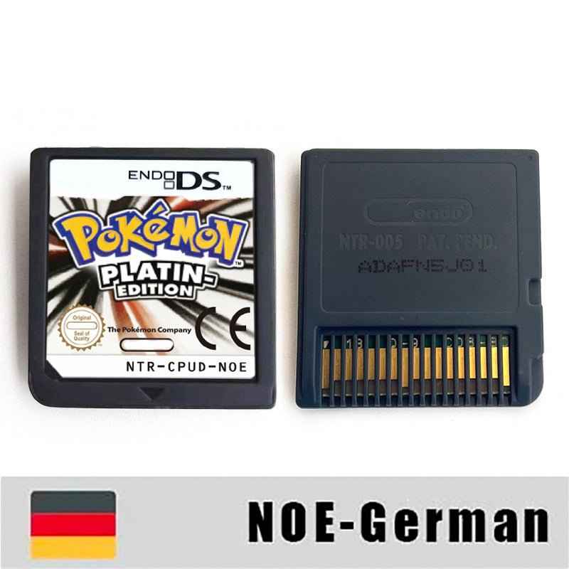 Esp Ita Fra Noe Pokemon Heartgold Soulsilver Platinum Diamond Pearl Nintendo Video Console Game Cardride Case & Cart (EUR)