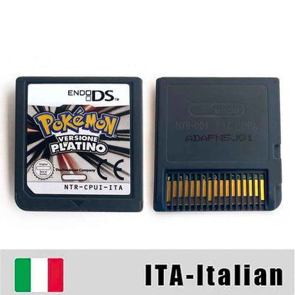 Esp Ita Fra Noe Pokemon Heartgold Soulsilver Platinum Diamond Pearl Nintendo Video Console Game Cardride Case & Cart (EUR)