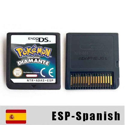 Esp Ita Fra Noe Pokemon Heartgold Soulsilver Platinum Diamond Pearl Nintendo Video Console Game Cardride Case & Cart (EUR)