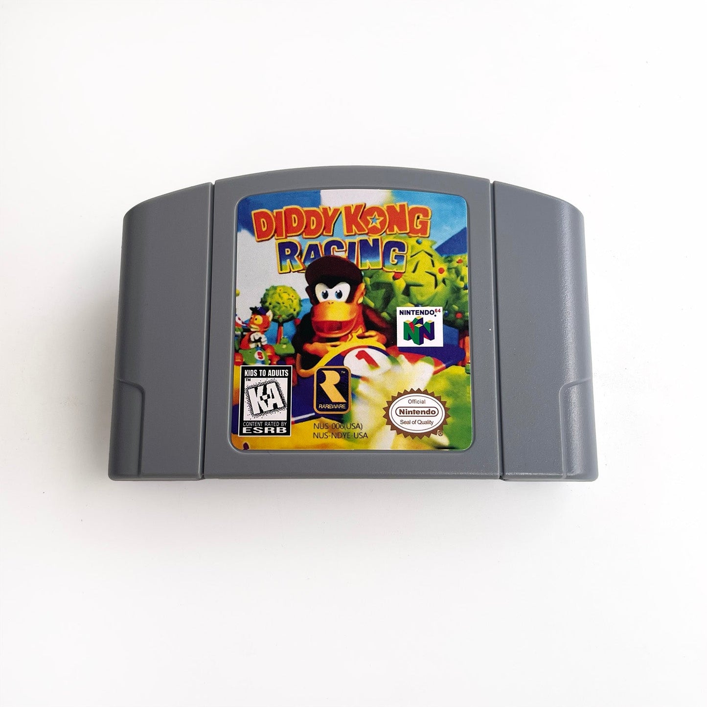Diddy Kong Racing Game With N64 Case & Cart