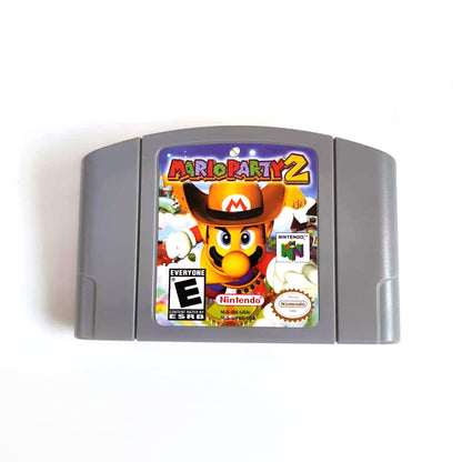 Mario Party 2 Game With N64 Case & Cart