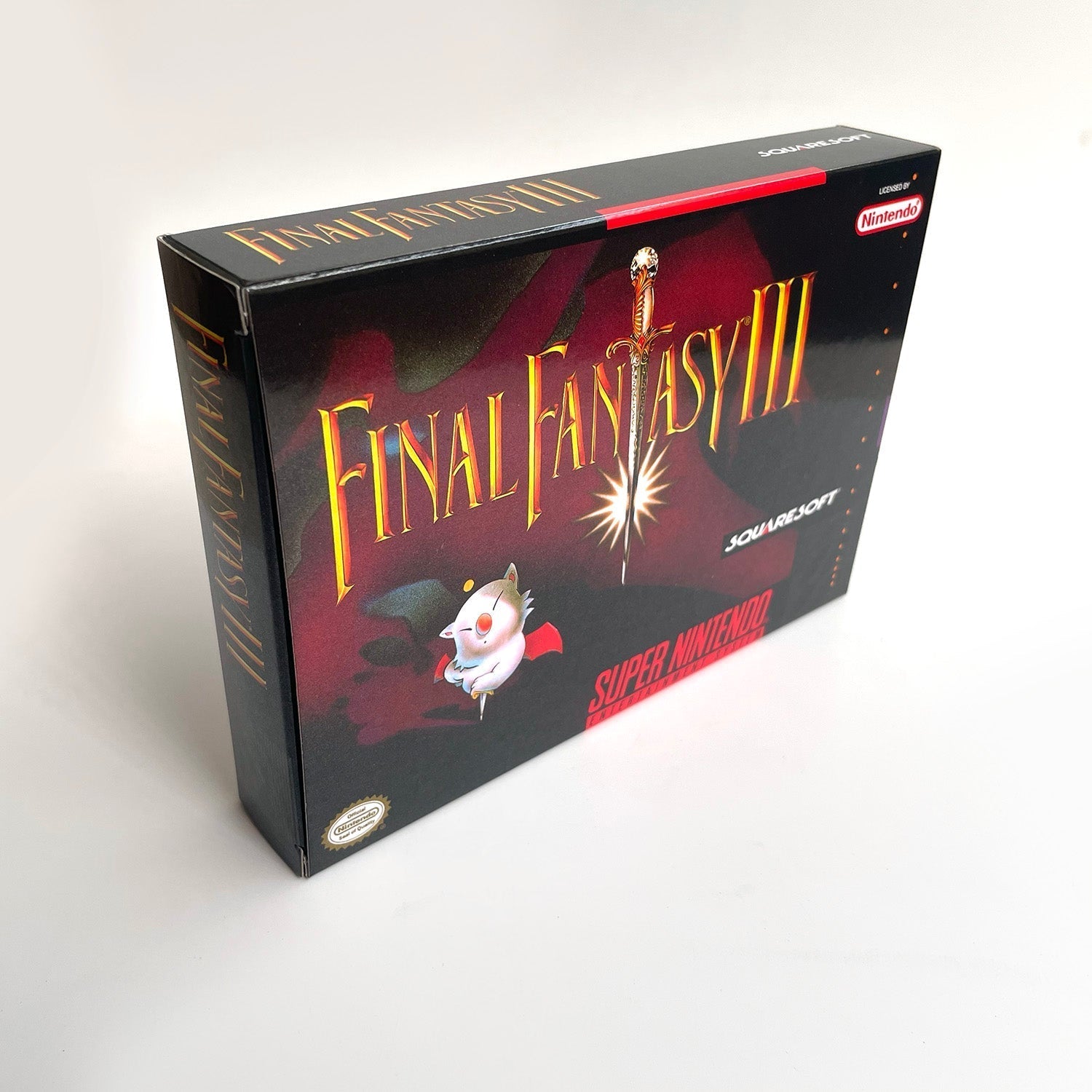 Final Fantasy III – SNES Game Cartridge (With Tray, Box & Manual) - Romcarts