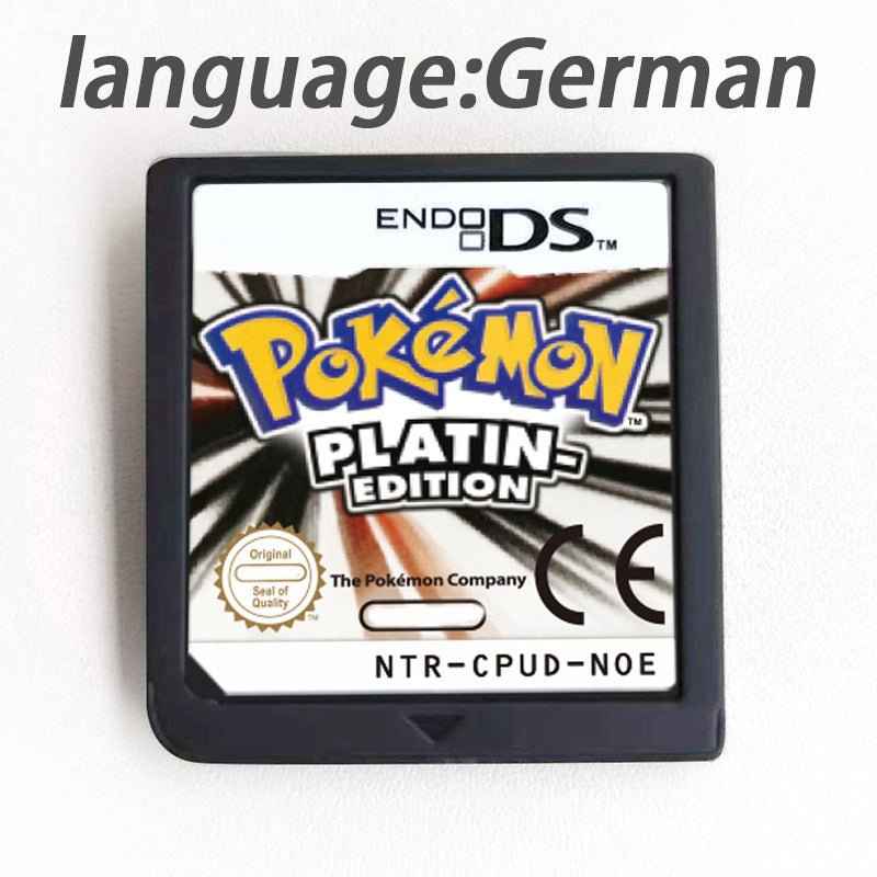 Fra Esp Noe Ita Pokemon Heartgold Soulsilver Platinum Diamond Pearl Version Game Case & Cart (EUR)