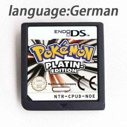 Fra Esp Noe Ita Pokemon Heartgold Soulsilver Platinum Diamond Pearl Version Game Case & Cart (EUR)