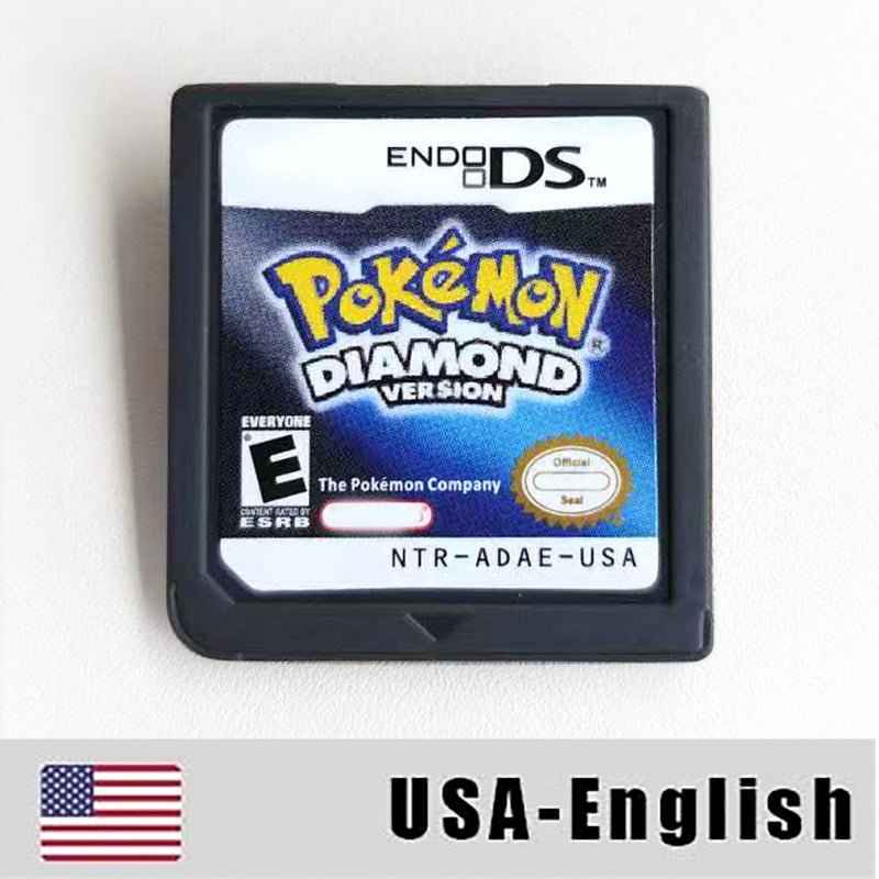 Fra Esp Noe Ita Pokemon Heartgold Soulsilver Platinum Diamond Pearl Version Game Case & Cart (EUR)