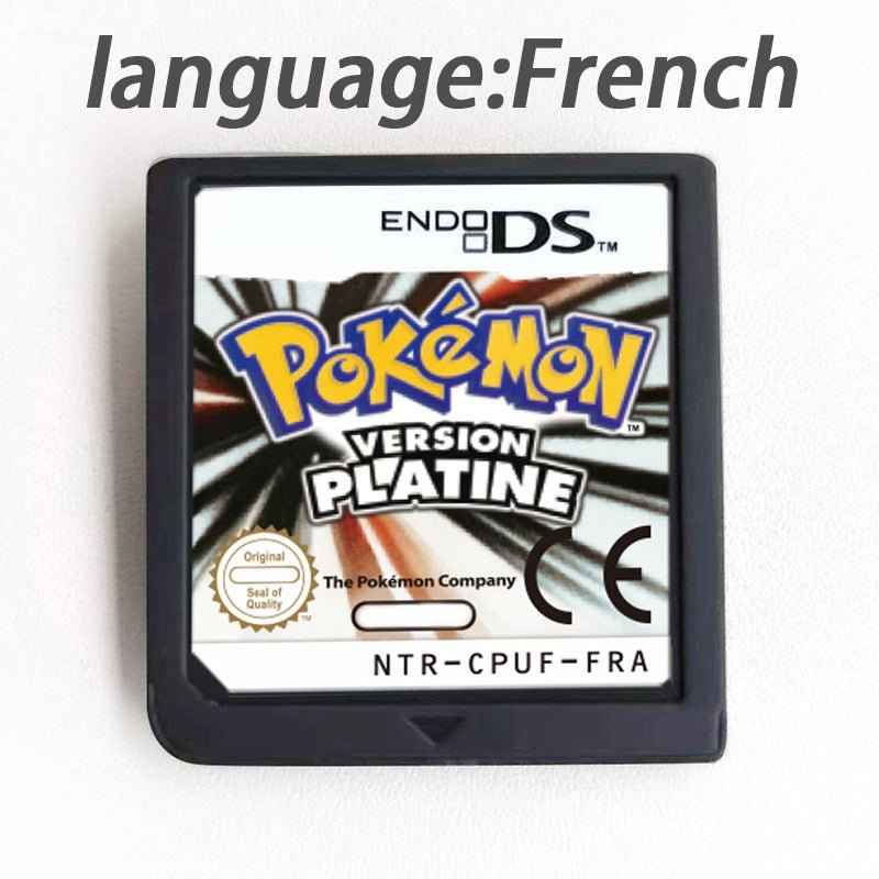 Fra Esp Noe Ita Pokemon Heartgold Soulsilver Platinum Diamond Pearl Version Game Case & Cart (EUR)