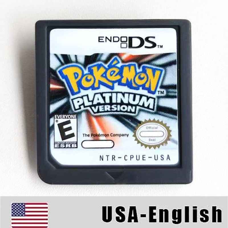 Fra Esp Noe Ita Pokemon Heartgold Soulsilver Platinum Diamond Pearl Version Game Case & Cart (EUR)