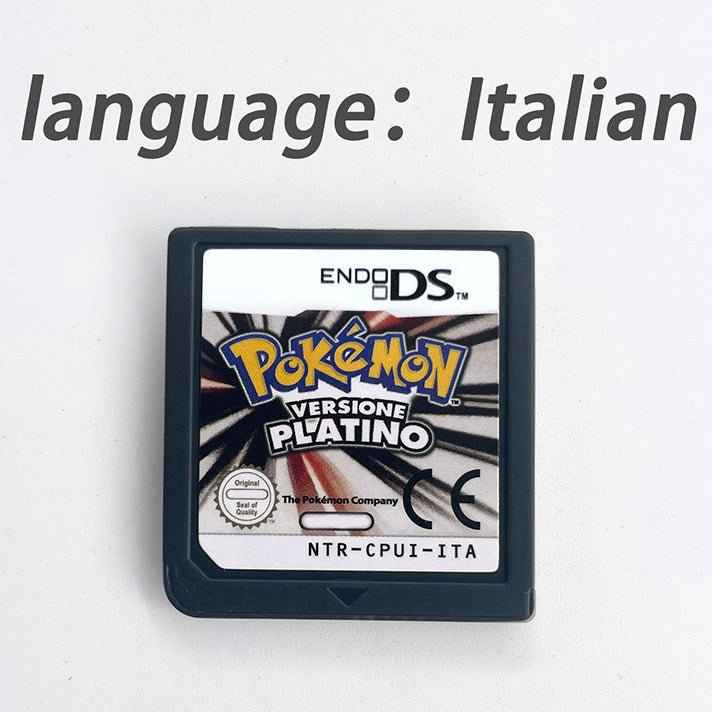 Fra Esp Noe Ita Pokemon Heartgold Soulsilver Platinum Diamond Pearl Version Game Case & Cart (EUR)