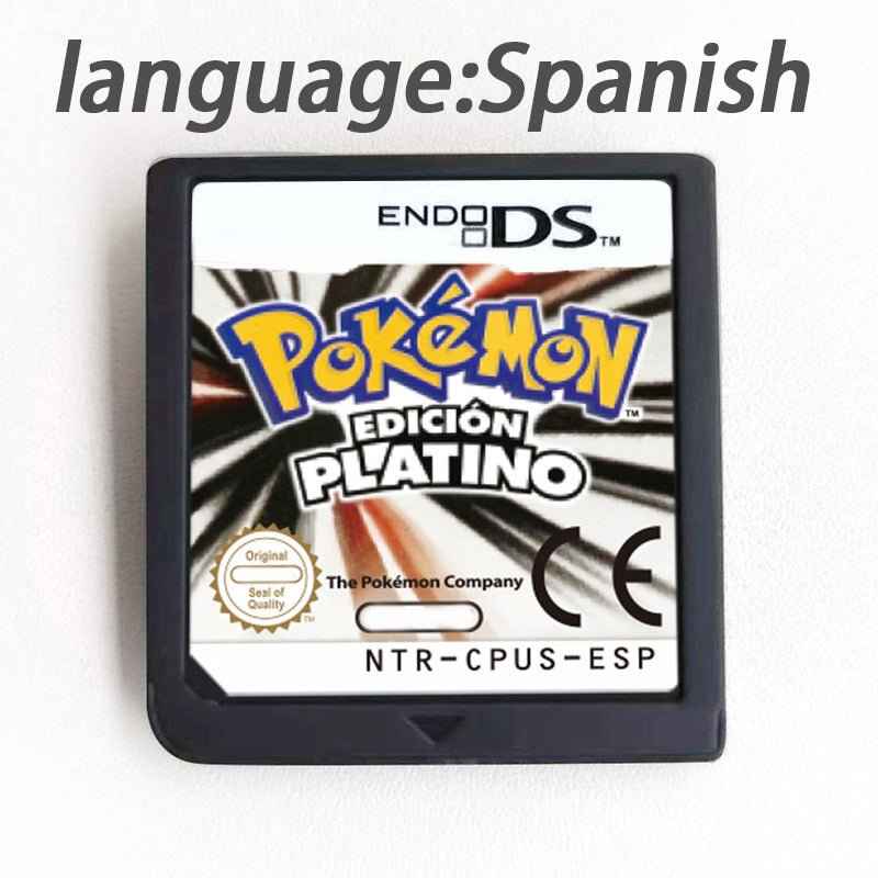 Fra Esp Noe Ita Pokemon Heartgold Soulsilver Platinum Diamond Pearl Version Game Case & Cart (EUR)