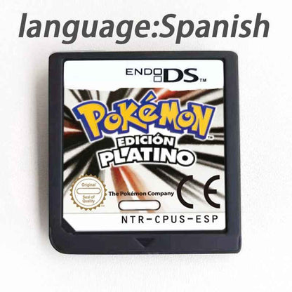 Fra Esp Noe Ita Pokemon Heartgold Soulsilver Platinum Diamond Pearl Version Game Case & Cart (EUR)