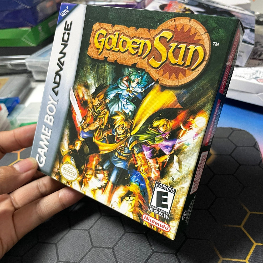 Golden Sun – GBA Game Cartridge (With Tray, Box)