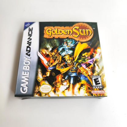 Golden Sun – GBA Game Cartridge (With Tray, Box) - Romcarts