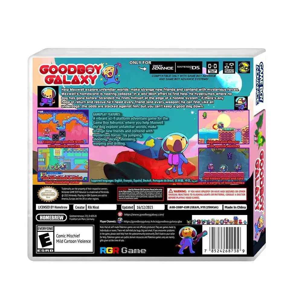 Goodboy Galaxy – GBA Game Cartridge (With Box, No Manual)