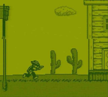 Gunman Clive - Nintendo Game Boy (8-Bit Retro Demake) Translucent Blue Edition